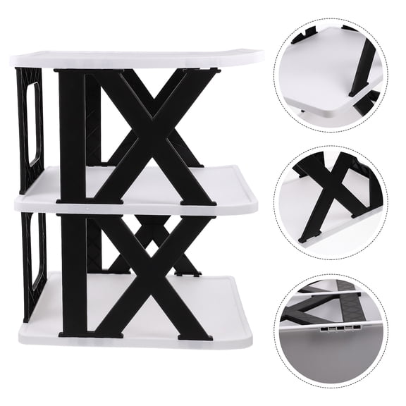 Mobutofu Sturdy Shoe Rack Multi Plastic 1Pack 14.6x12.2x9.8in