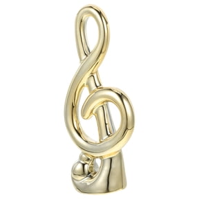GOOHOCHY Music Note Figurine Sculpture, Elegant Musical Note Table Decor Ornament for Home, Office, Desk Display
