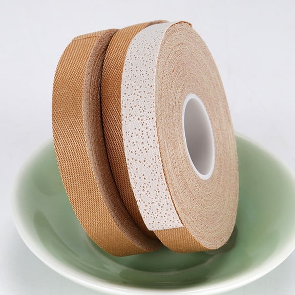 GOOHOCHY Nail Finger Adhesive Tapes 3Pcs Durable Guzheng Tapes in Brown Color