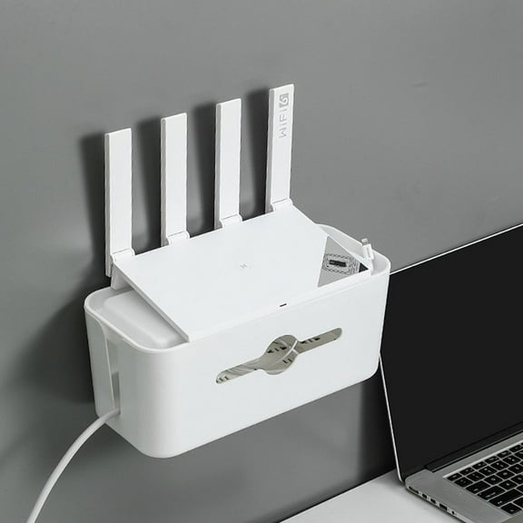 GOOHOCHY Network Cable Receiving Wire Organizer Wall-mounted Box