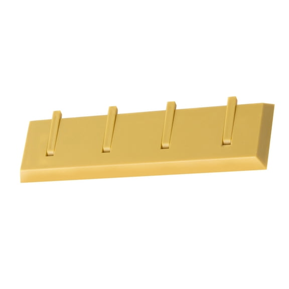 GOOHOCHY No Punching Adhesive Hooks for Kitchen and Bathroom, Hanging Storage Hooks, Yellow, Easy Install