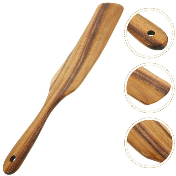 GOOHOCHY Non Long Handle Spatula High-temperature Spatula 34.00X6.00X1.50CM Coffee