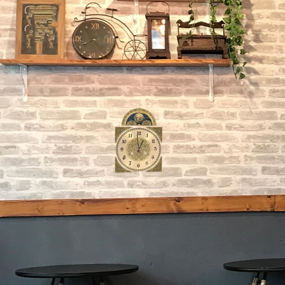 GOOHOCHY Numerals Clock Dial for DIY Wall Clock Quartz Clock Face Replacement Metal Clock Parts Dial Disc, Numerals Clock Dial Plate DIY Clock Accessories