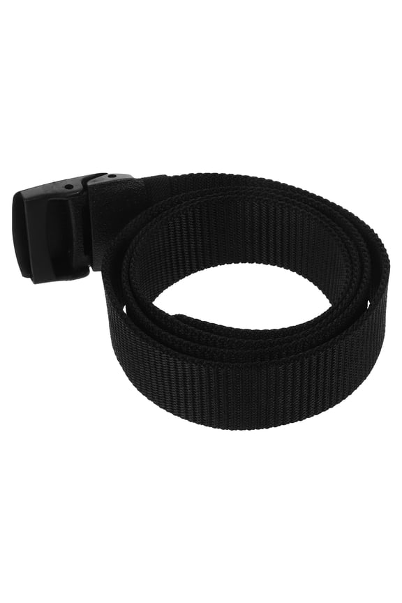 GOOHOCHY Nylon Belt Waist Belt Plastic Buckle Casual Style Waist Belt Adjustable Belt