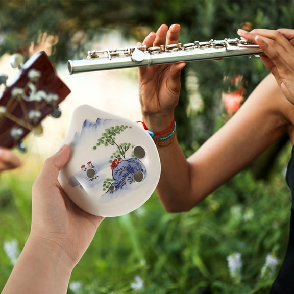 GOOHOCHY Ocarinas Drone Flute for Children Beginner Alto Student Blue