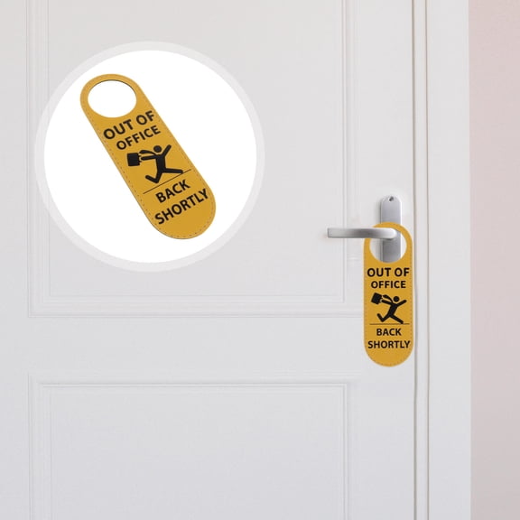 GOOHOCHY Office Door Hanger Out Off Office Door Hanger Door Knob Hanger Office Door Hanging Sign