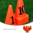 thumbnail image 1 of GOOHOCHY Orange Marker Cones Set of 10 Durable PE Material for Sports Training and Playing Use, 1 of 7