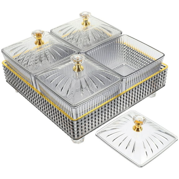 GOOHOCHY Organizer Household Snack Dish Platter Easy to Clean Plate Chocolate Tray Baby