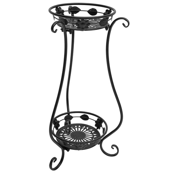 GOOHOCHY Outdoor Plant Stand with Flowerpot Holder, Storage Rack for Garden, Patio, Balcony Plants