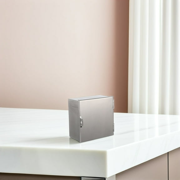 GOOHOCHY Outdoor Switch Cover Weatherproof Outlet Cover Stainless Steel Lockable Electrical Box Anti-Theft Switch Box Metal Outlet Protector Electric Outlet Box