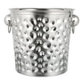thumbnail image 1 of GOOHOCHY Party Ice-cold Beer Barrels Beer Cooler Wine Ice Container 25.8x23.5cm Silver, 1 of 8