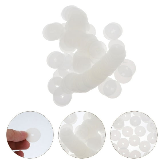 GOOHOCHY Peg Hook Stoppers with PE Material for Daily Use Assorted Color 100pcs