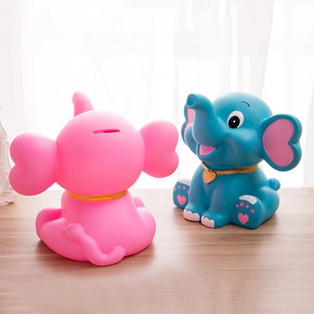 ADDHAT Money Box for Girls Pink Resin 1Pcs Decoration