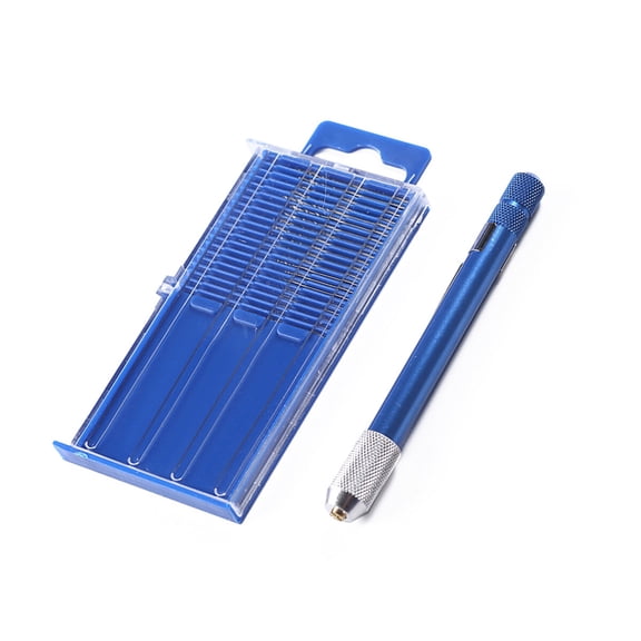 GOOHOCHY Pin Vise Hand Drill with Drill Bits Rotary Tools for Models and Hobby with 20 Pieces Drill Bits