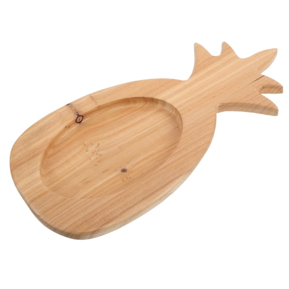 GOOHOCHY Pineapple Shaped Wood Serving Platter for Steak, Cheese, Fruit