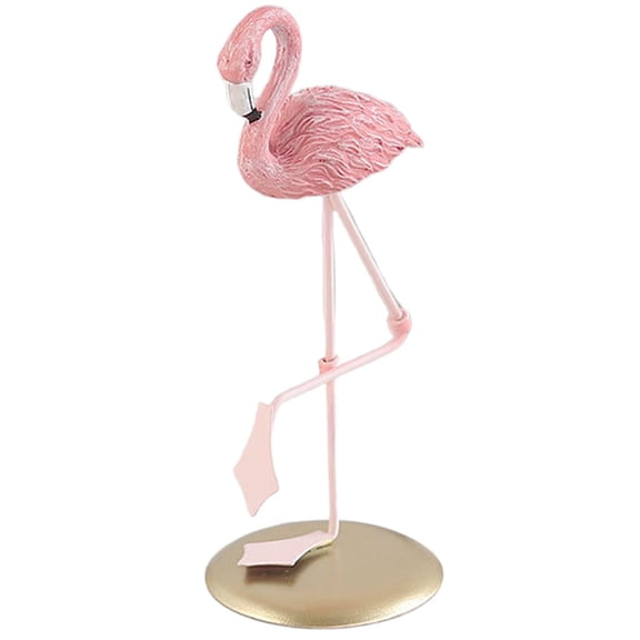 GOOHOCHY Pink Flamingo Statue Decor Made of Resin for Home Decor and Party Use 8.5 Inches