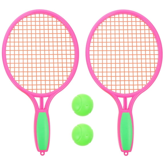 GOOHOCHY Pink Kids Tennis Racket Made of ABS Lightweight Durable for Kindergarten and Outdoor Years Old and Above