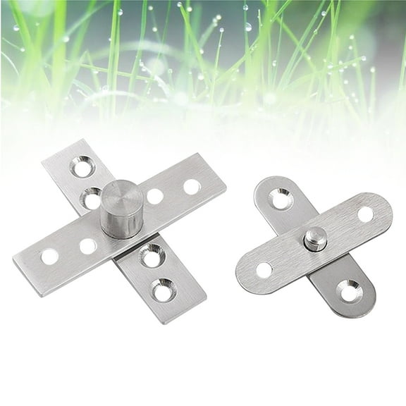 GOOHOCHY Pivot Hinge Non-corrosive Hinge Furniture Hinge Silver