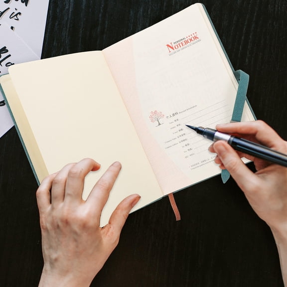 GOOHOCHY Lightweight Paper Notebook Planner for Daily Writing Use, 5.8 x 8.3 Inches