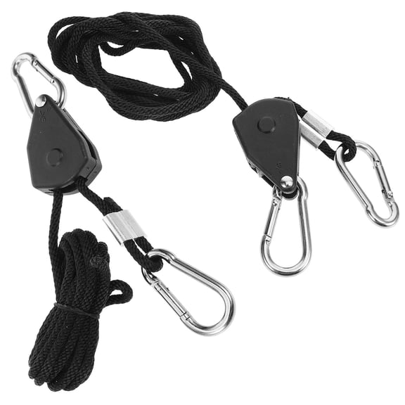 FUTUREORYY Heavy Duty Rope Hanger Metal For Gardeners 1 Pair 79x1.2x0.6In