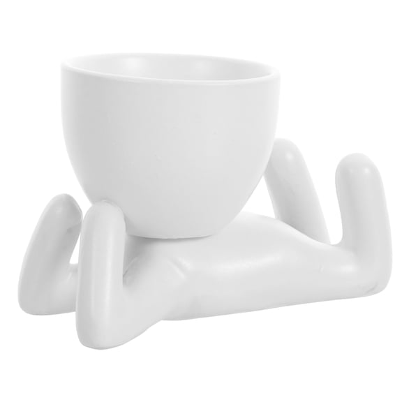 GOOHOCHY Planters Ceramic Flowerpot Succulent Living Room Decoration Office Miss