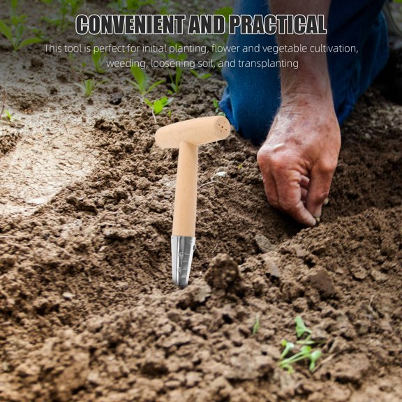 GOOHOCHY Lightweight Garden Tool, Hand Soil Hole Maker for Planting Seeds, , Bulbs and Transplanting Plants