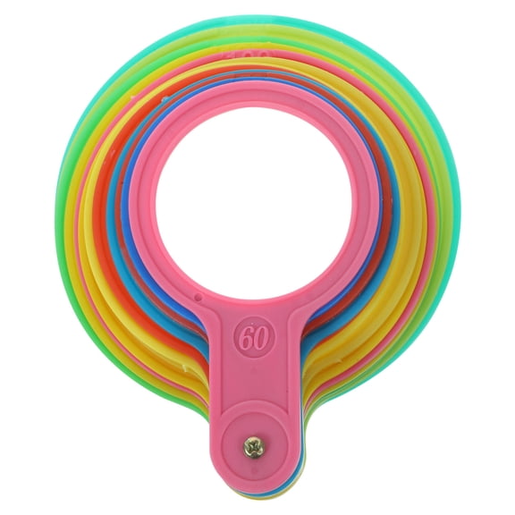 GOOHOCHY Plastic Fruits Diameter Measuring Lap for Accurate Fruit Grading Various Sizes and Assorted Colors