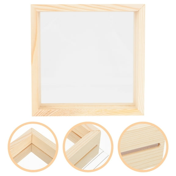 BRIGHTFUFU Compact Size Dried Flower Specimen Frame Multi 1Pcs 6.1x6.1in