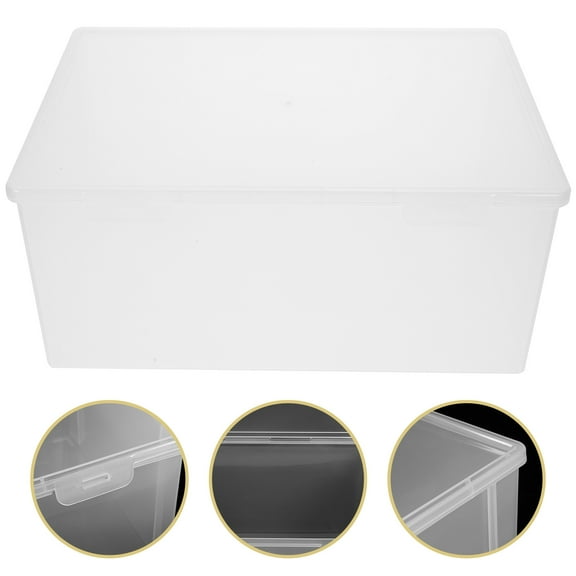 GOOHOCHY Plastic Project Case Document Organizer File Boxes for Office Storage and Important Papers