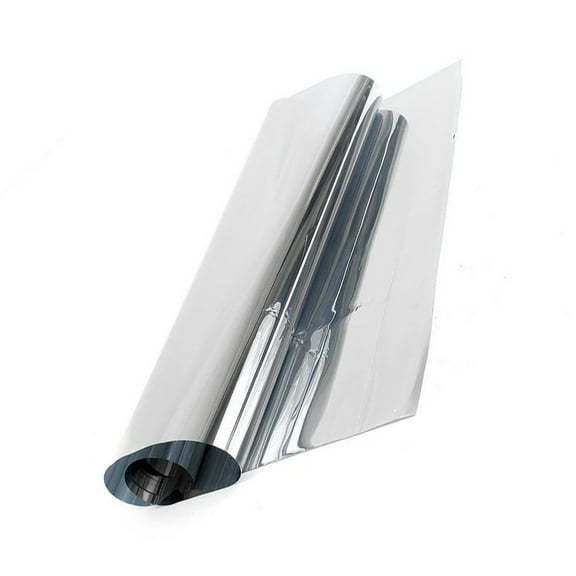 GOOHOCHY Plastic Window Privacy Film with Static Adhesive Design for Long Lasting Protection Silver