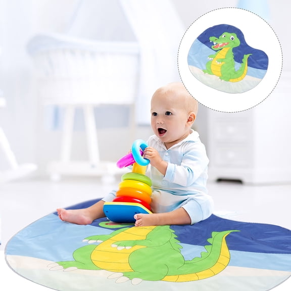 GOOHOCHY Play Tent Rug Kids Rug Child Playhouse Mat for Nursery Baby Room Picnic