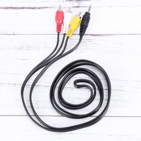 GOOHOCHY AV Adapter Plug for Camcorders - 3 Audio Video Output Compatible Connector