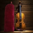 thumbnail image 1 of GOOHOCHY Plush Cloth Violin Cover Fabric Violin Carrying Case Scratch Resistant Violin Protector Bag Portable Musical Instrument Cover for Violin Storage, 1 of 7