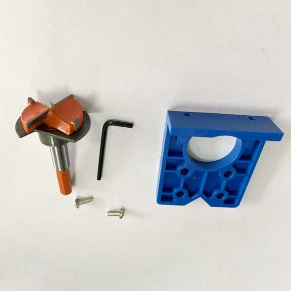 GOOHOCHY Pocket Hole Hinge Boring Hole Precision Punch Tools 6.6X7.7CM