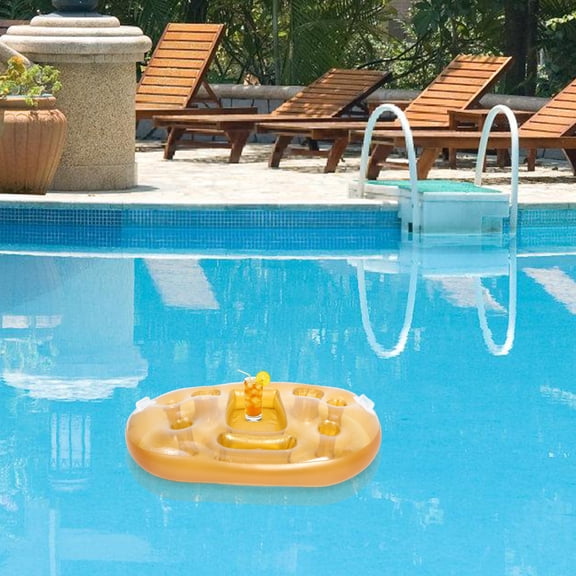 GOOHOCHY Pool Drink Holder Inflatable Drink Holder Floating Water Cup Holder Coaster Swimming Pool Drink Holder Strawberry Cup Coaster Inflatable Beverage Holder