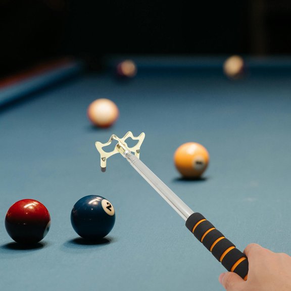 GOOHOCHY Pool Stick Bridge Billiard Bridge Metal Snooker Bridge Billiard Cue Rack Billiard Cue Stand