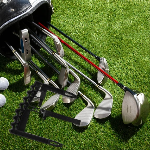 GOOHOCHY Portable Golf Club Holder Stand Plastic Golf Bag Organizer Golfing Club Carrier Shaft Storage Shelf Replacement Parts Golf Accessories