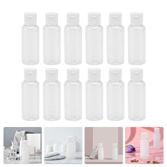 Mobutofu 25Pcs Empty Containers for Creams Plastic Travel Bottles Safe for