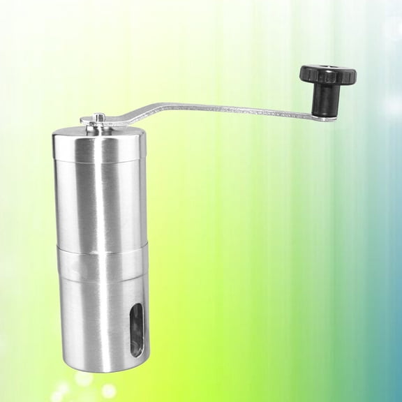 GOOHOCHY Portable Stainless Steel Manual Bean Hand-Crank Coffee Mill Kitchen Tool