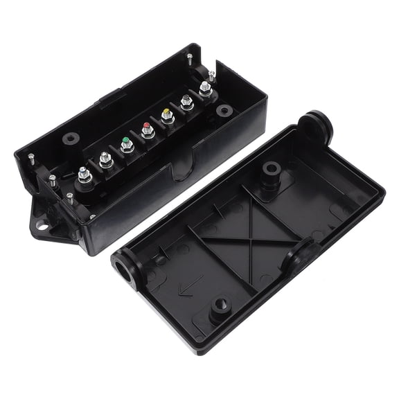 GOOHOCHY Power Junction Box Outdoor Electrical Box 7-way Electronics Enclosure For Trailer