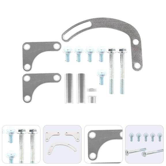 GOOHOCHY Power Steering Pump Compatible Bracket Adjustable Billet