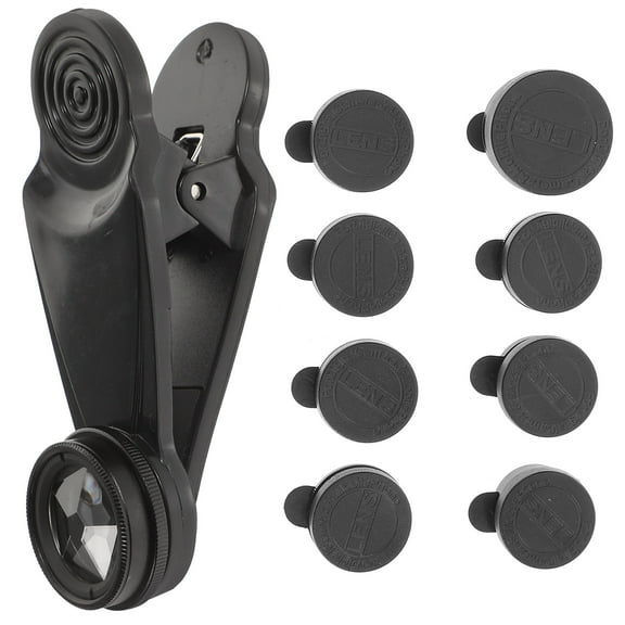 GOOHOCHY Professional 10in1 Mobile Phone Camera Lens Kit with Glass Quality for Phone Photography Black