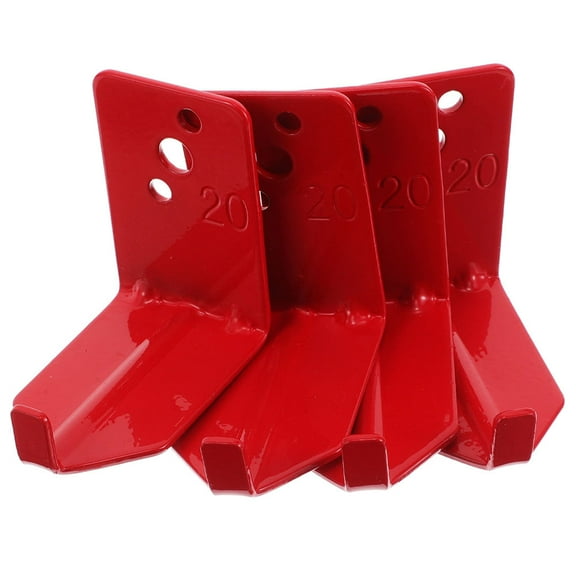 GOOHOCHY Red Fire Extinguisher Iron Bracket for Home Use Easy Installation SpaceSaving 20 Pound