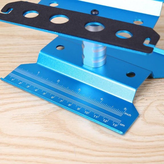 GOOHOCHY Rc Car Repair Stand Rc Car Accessories Aluminium Alloy 1 Set Blue