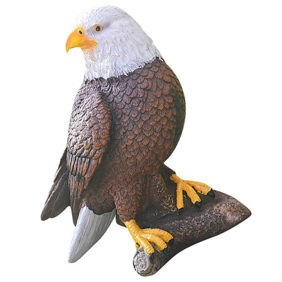 GOOHOCHY Resin Eagle Statue Decor Garden Eagle Figurine Indoors Bird Figurine Decoration Office Decor