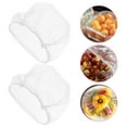 thumbnail image 1 of GOOHOCHY Reusable Stretchy Lids for Containers Made of PE Perfect for Cover Use Transparent Fits Most Bowls Plates, 1 of 8