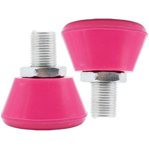 GOOHOCHY Roller Skate Stoppers Toe Roller Skate Brake Maintenance 5.3x4.9cm Rosy