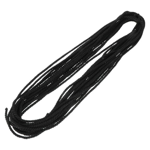 GOOHOCHY Ropes Braided Beam Rope DIY Crafts Making Tied Rope 1000X0.5X0.5CM Black