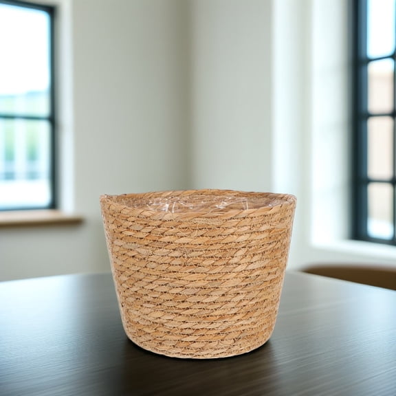 GOOHOCHY  Seagrass Rattan Flower Pot Plant Container Succulent Planter