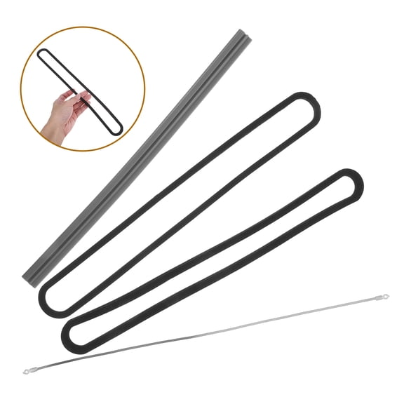 GOOHOCHY Replacement Parts Set Foam Black 1 Set 12.4x1.4x0.35in